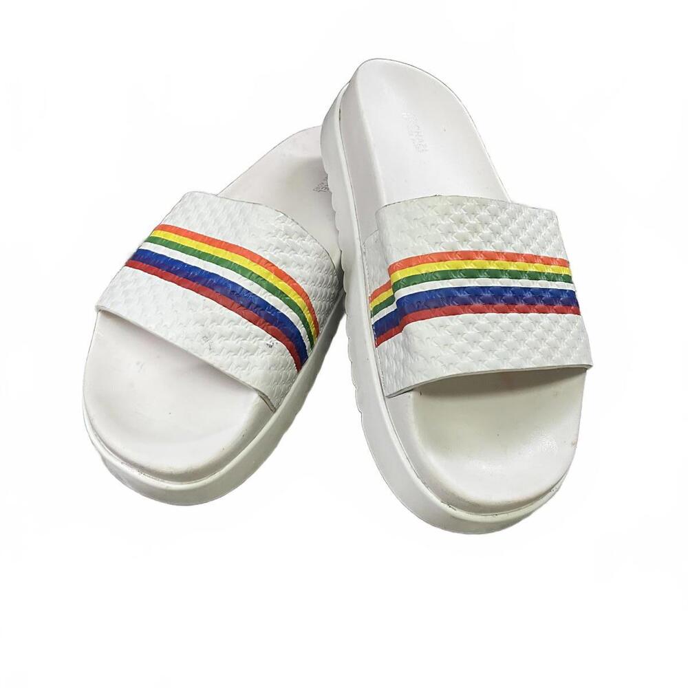 Michael Kors Gilmore Rainbow Slides 10